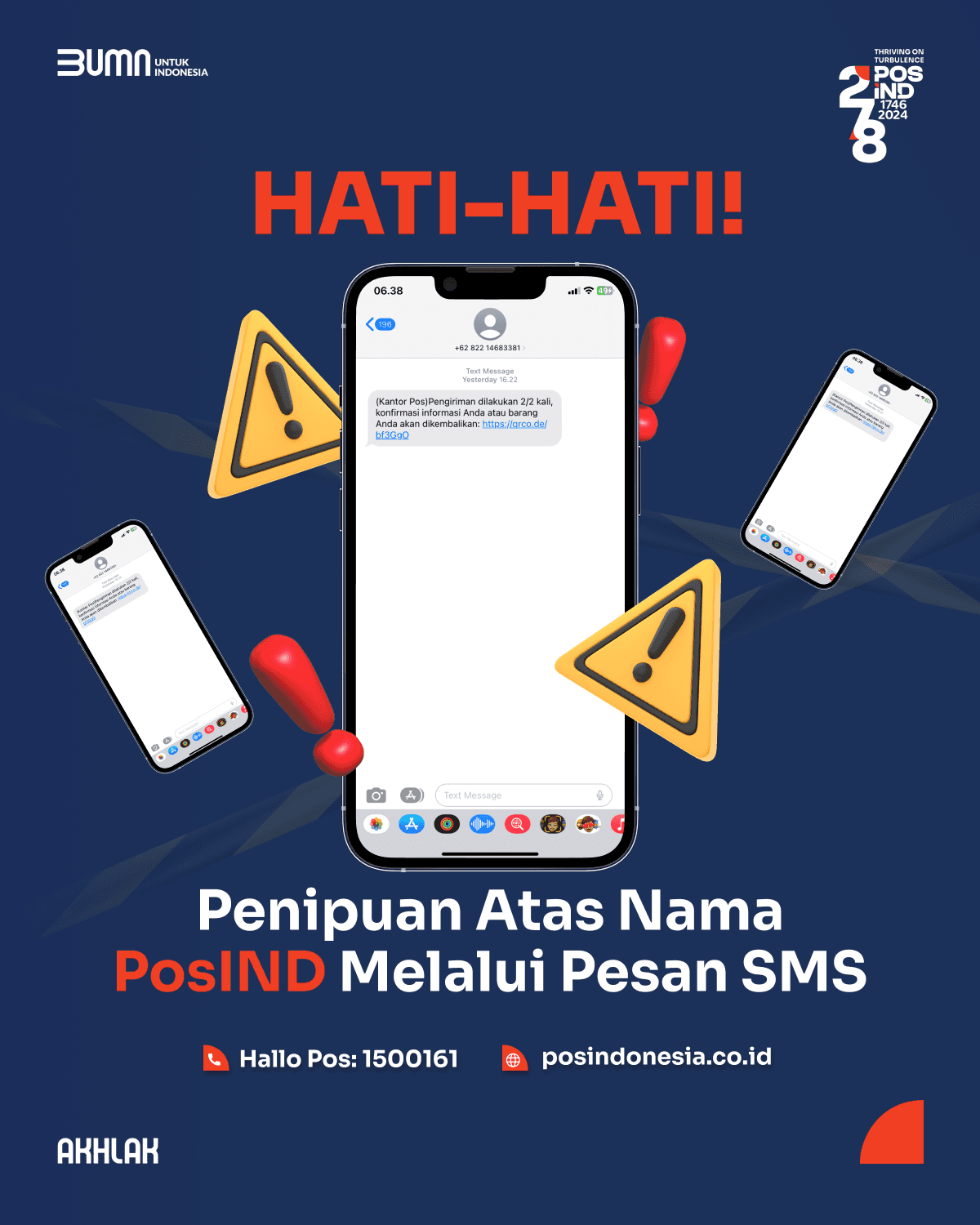 hati-hati penipuan mengatasnamakan posindonesia