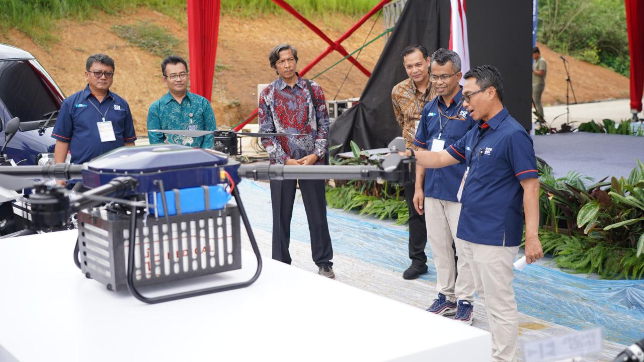 Nusantara Logistics Hub Launching drone